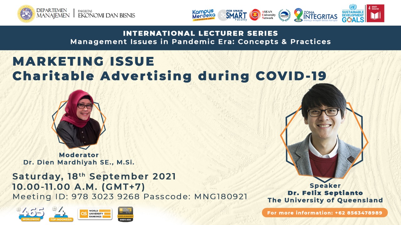 Marketing Issue Charitable Advertising During Covid -19